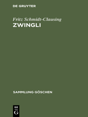 cover image of Zwingli
